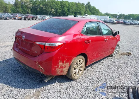 2015 Toyota Corolla Le из США, поврежденный, VIN 2T1BURHE6FC384477